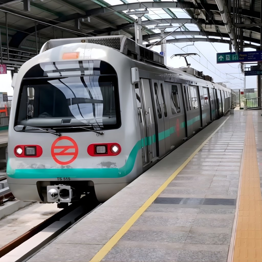 Aqua Line Metro also known as Noida Metro set to reach on station platform